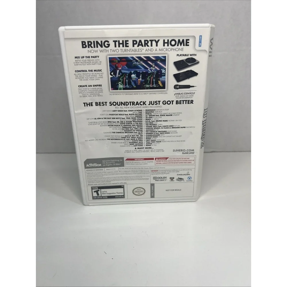 DJ Hero 2 (Nintendo Wii, 2010)